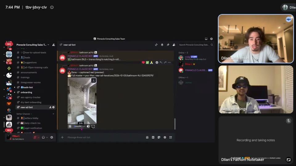 Discord bots for the agency